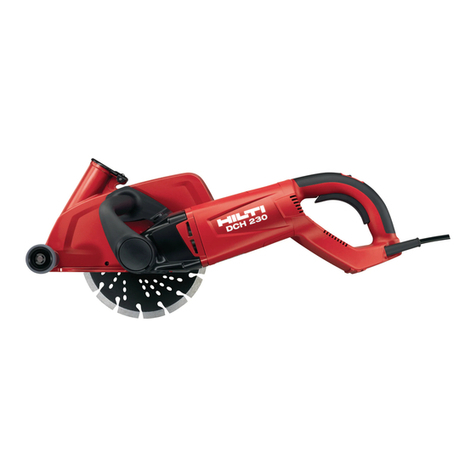 Hilti DCH 180-SL User manual
