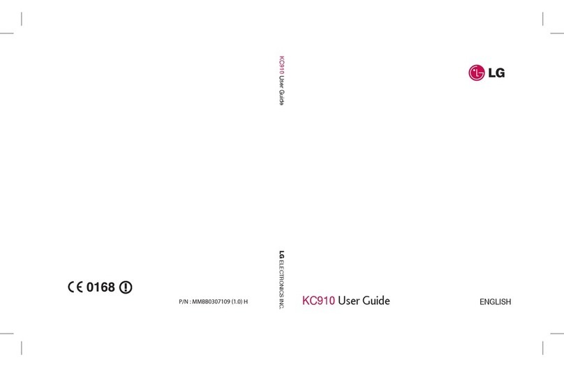 LG Renoir KC910 User manual