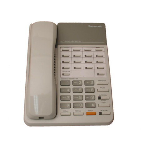 Panasonic KX-T7020E User manual