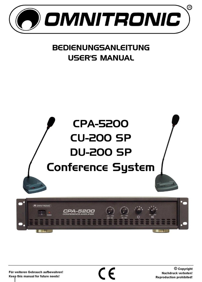 Omnitronic CPA-5200 user manual