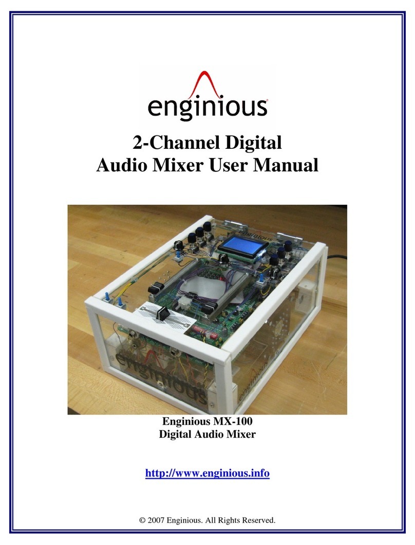 Enginious MX-100 user manual