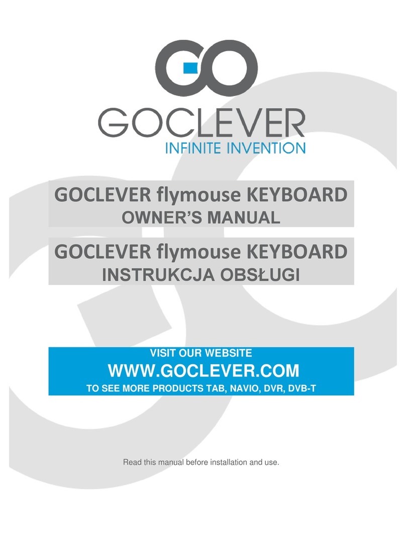 Goclever flymouse KEYBOARD owner's manual