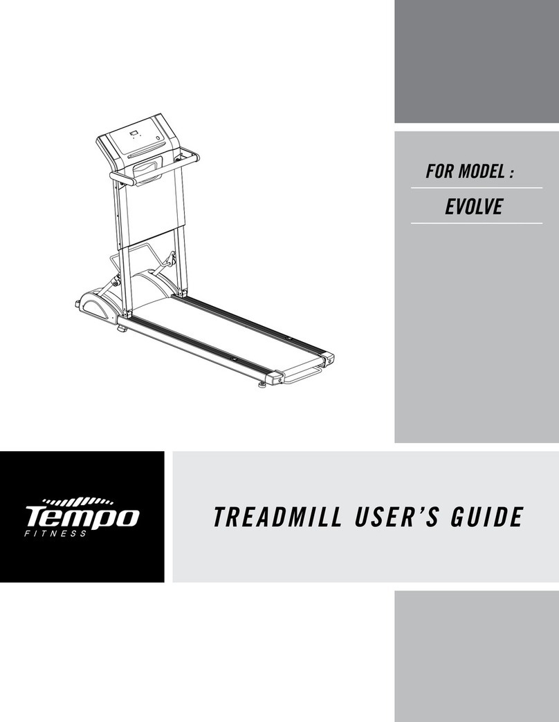 Tempo Fitness EVOLVE user guide