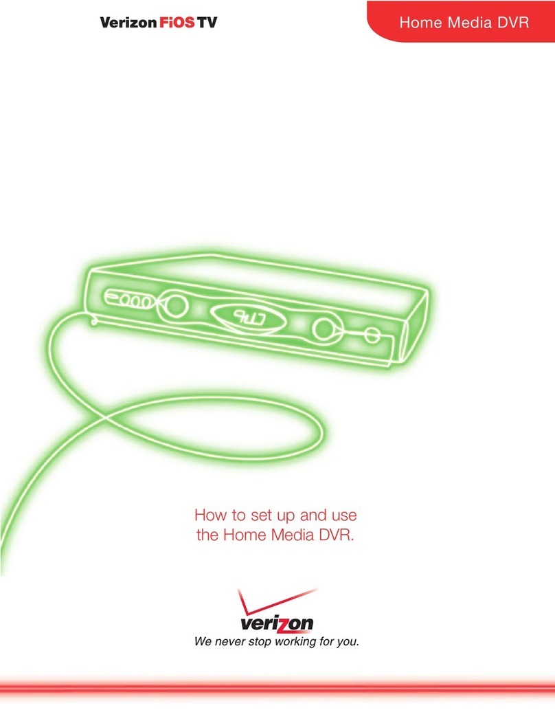 Verizon FiOS TV User manual