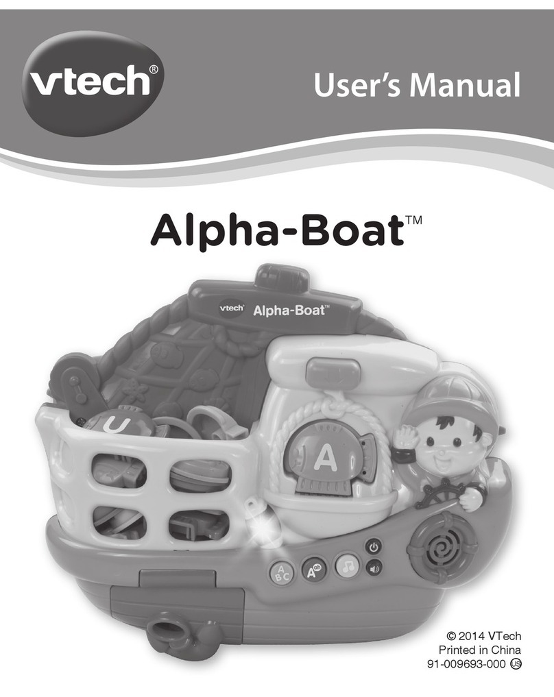 V-tech Alpha-Boat User manual