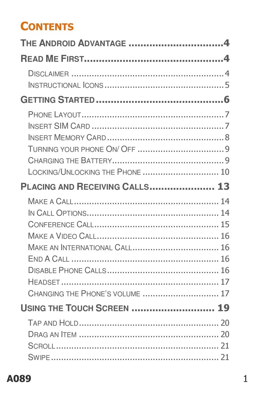 Micromax A089 User manual
