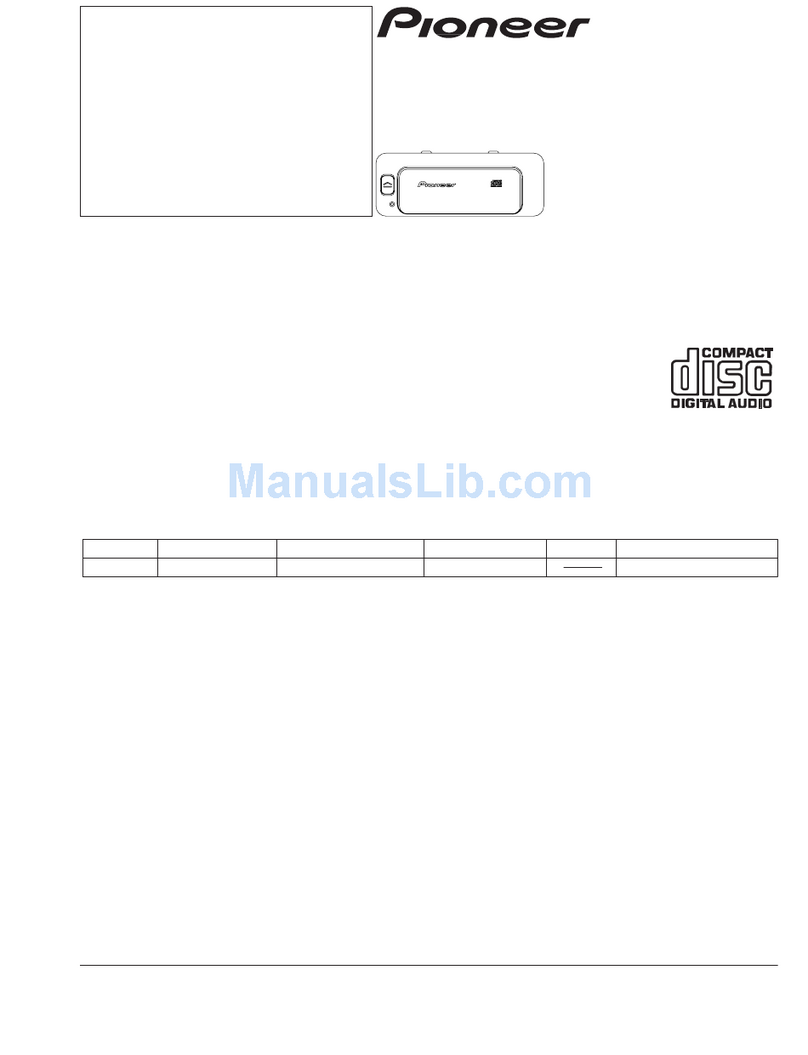 Pioneer CDX-M2096ZRN Service manual