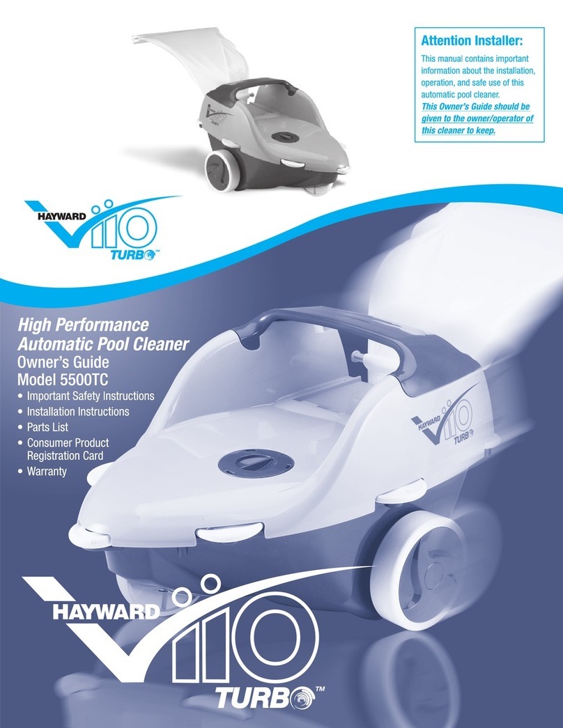 Hayward Viio Turbo 5500TC owner's guide