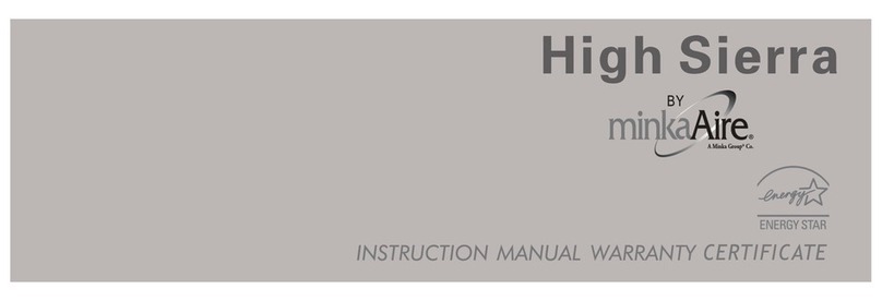 Minka-Aire High Sierra F612 User manual Minka-Aire High Sierra F612 User manual