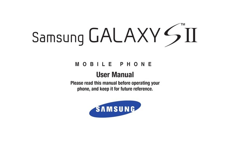 Samsung galaxy S II User manual