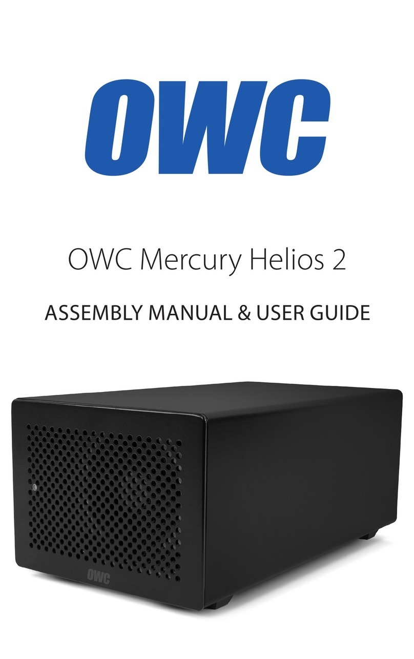 OWC Mercury Helios 2 Assembly manual & user guide