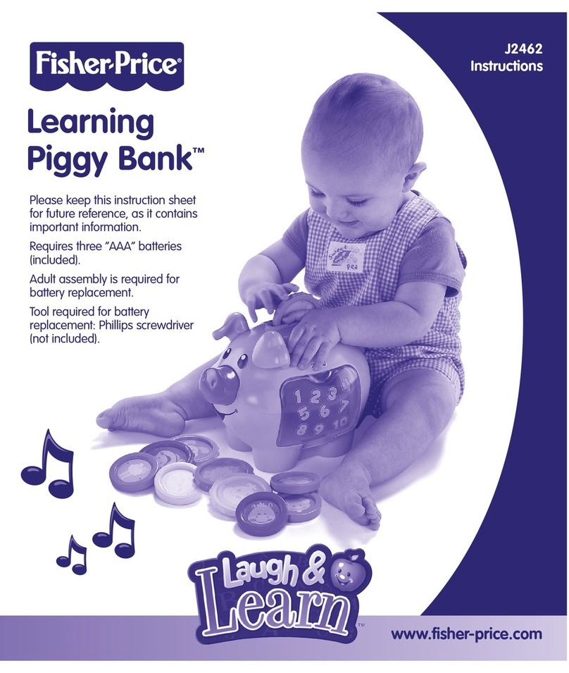 Fisher-Price Laugh & Learn J2462 instruction sheet