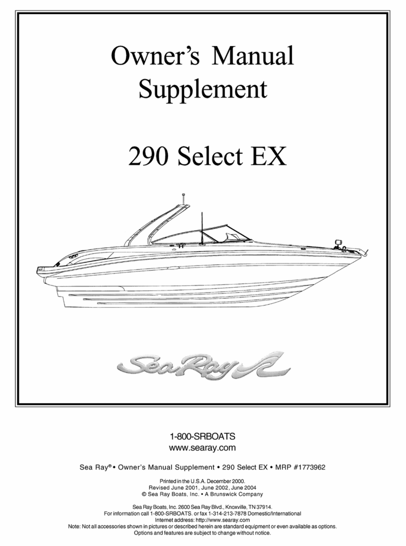 Sea Ray 290 Select FX Configuration guide Sea Ray 290 Select FX Configuration guide