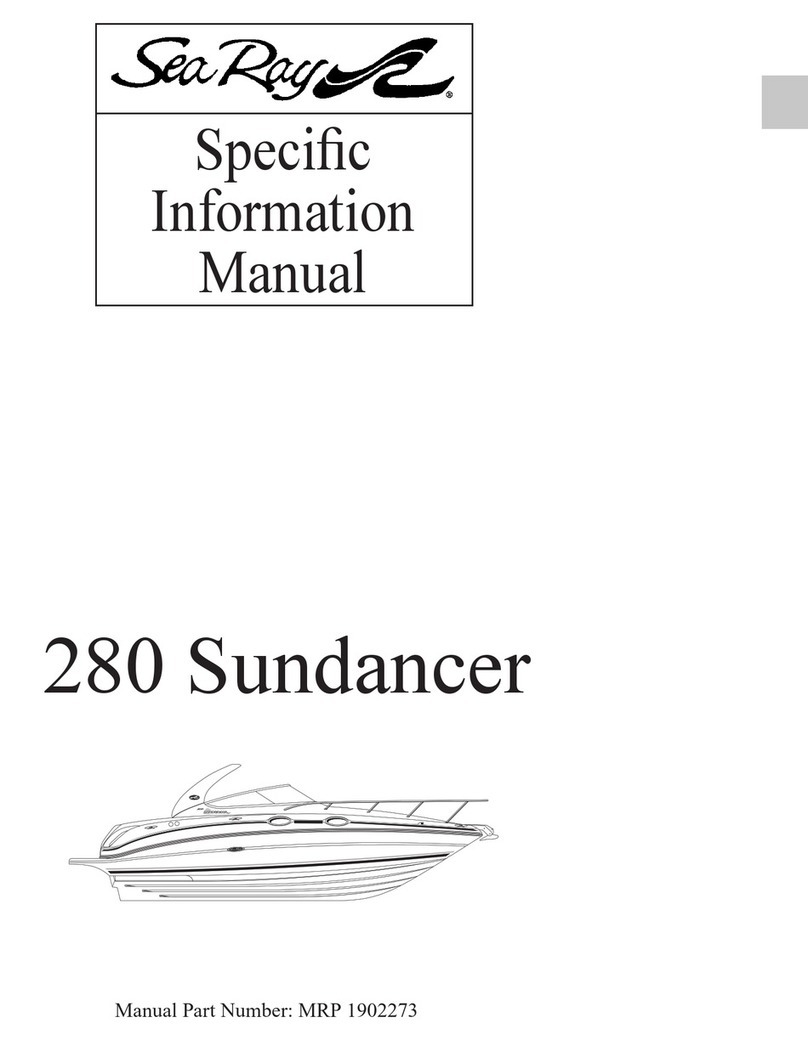 Sea Ray 280 Sundancer Specific information manual