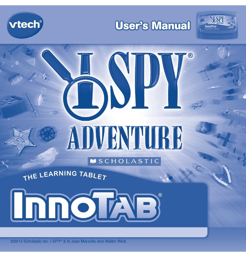 V-tech Innotab Spy Adventure Scholastic User manual