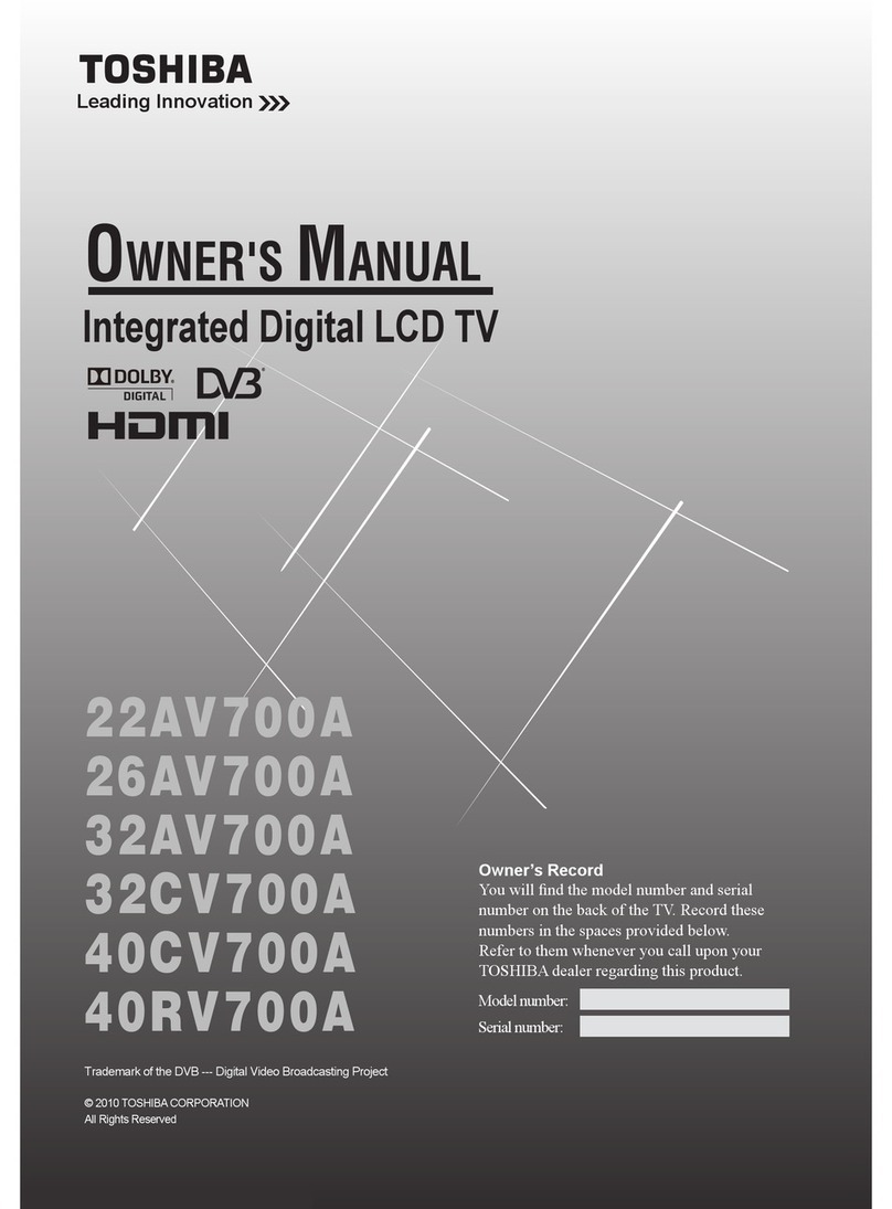 Toshiba 22AV700A User manual