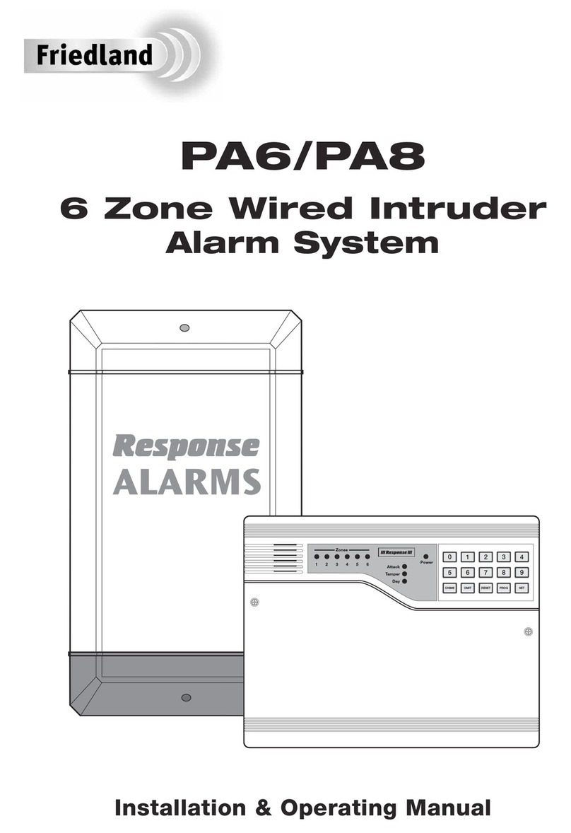 Response Alarms PA6 Installation & operation manual