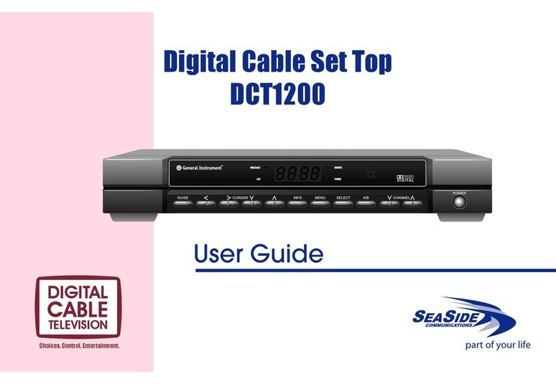 General Instrument DCT1200 user guide
