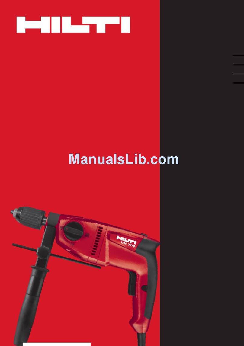 Hilti UH 700 User manual