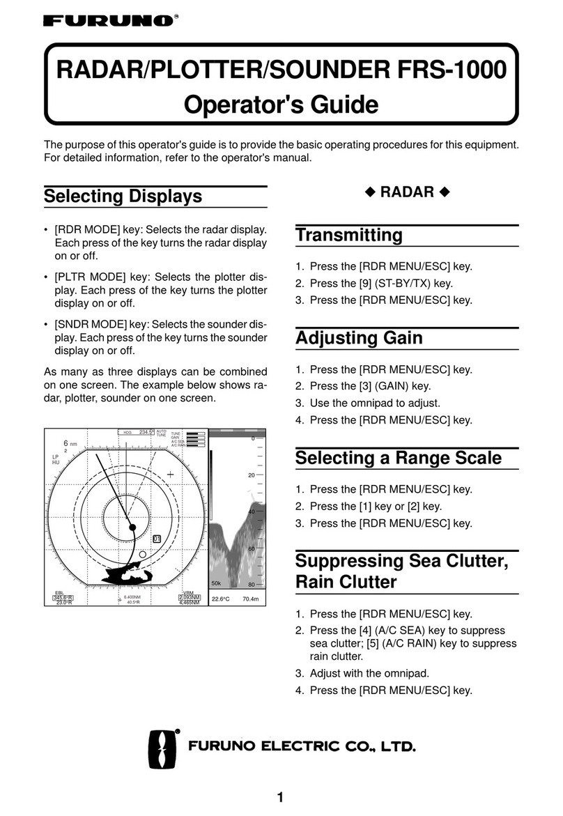 Furuno FRS-1000 Operator's guide