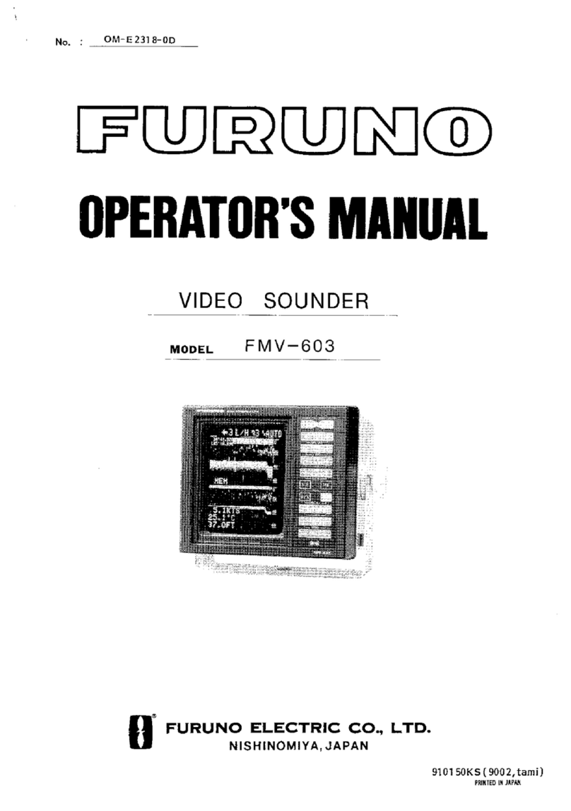 Furuno FMV-603 Operator's manual