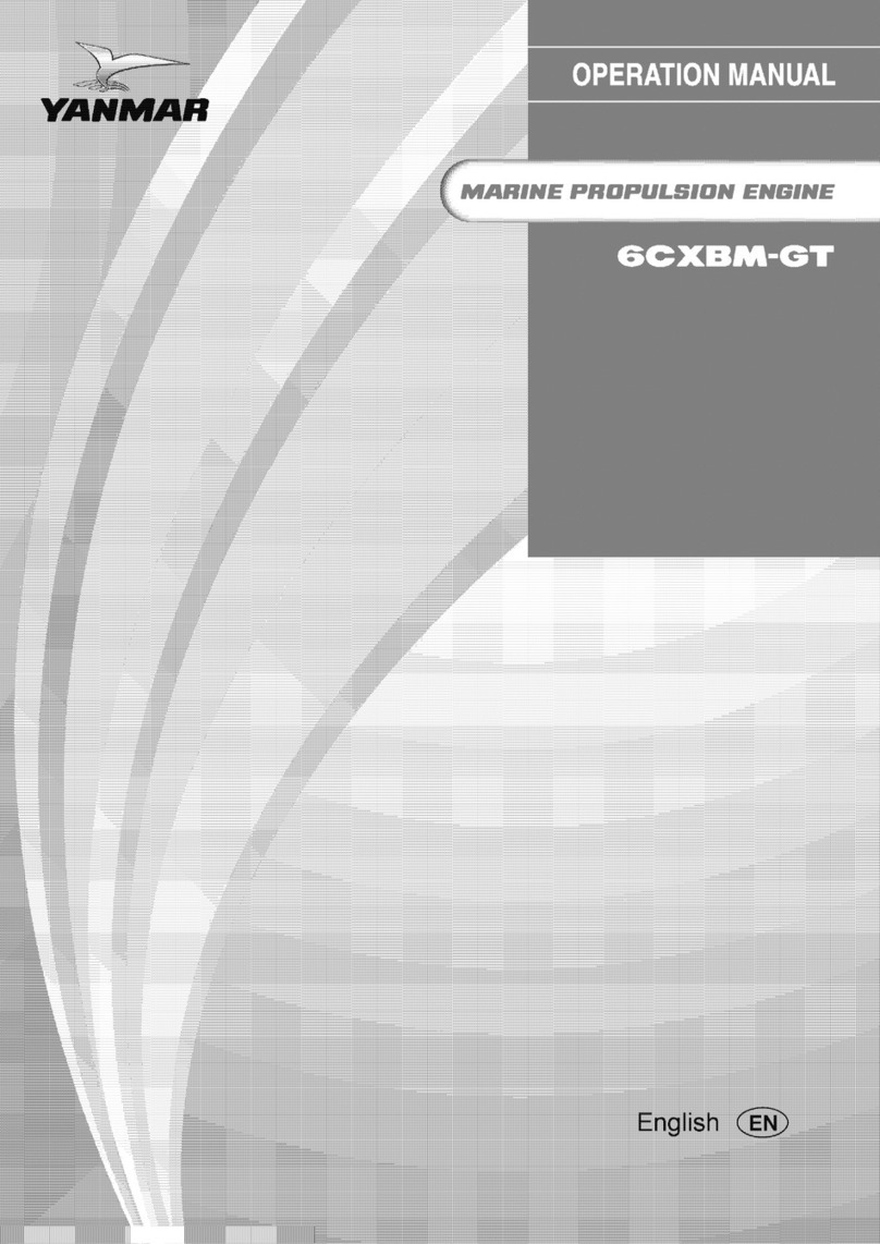 Yanmar 6CXBM-GT Operation manual