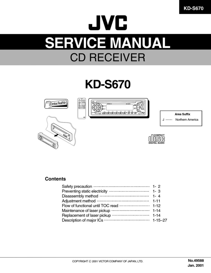JVC KD-S670 User manual
