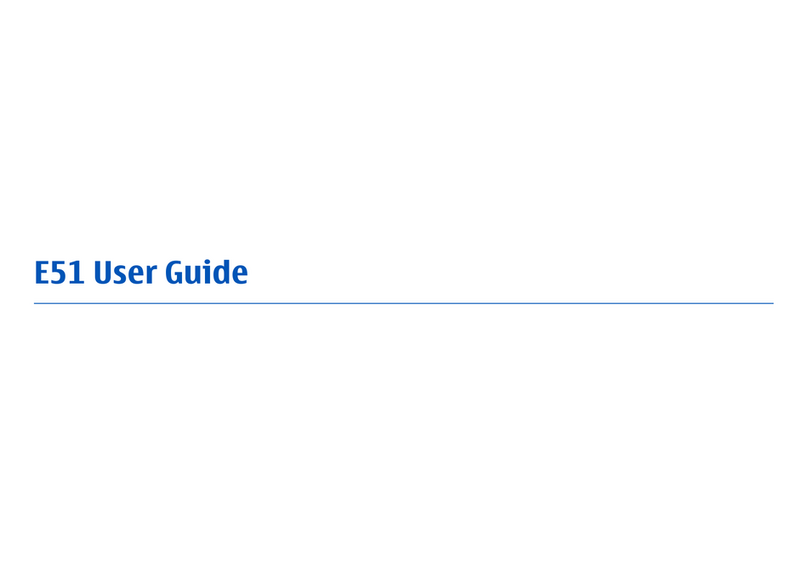 Nokia E51 - Smartphone 130 MB User manual