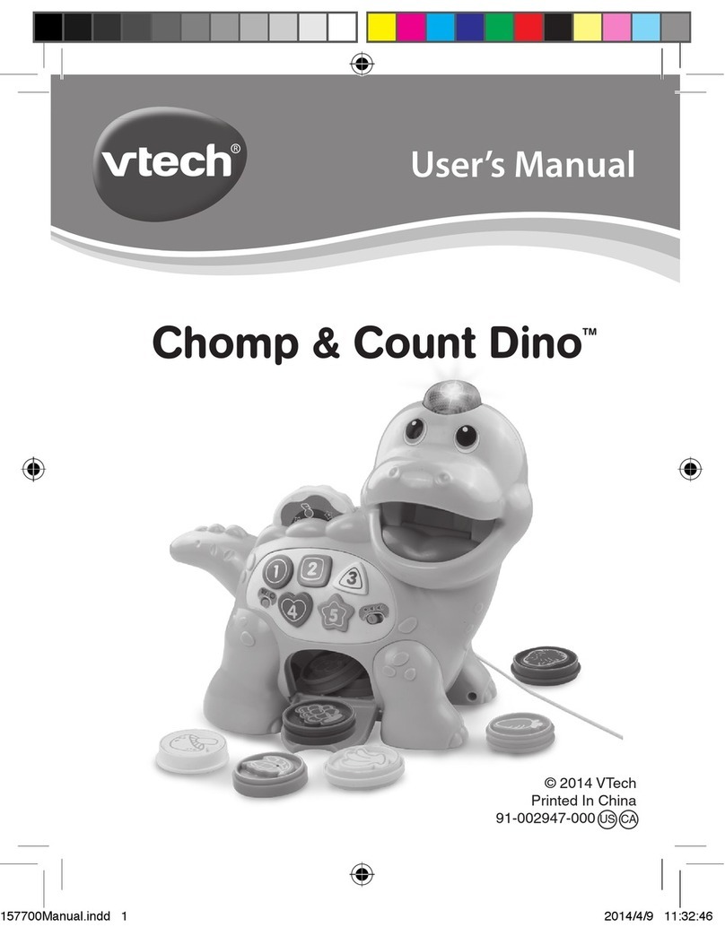 V-tech Chomp & Count Dino User manual