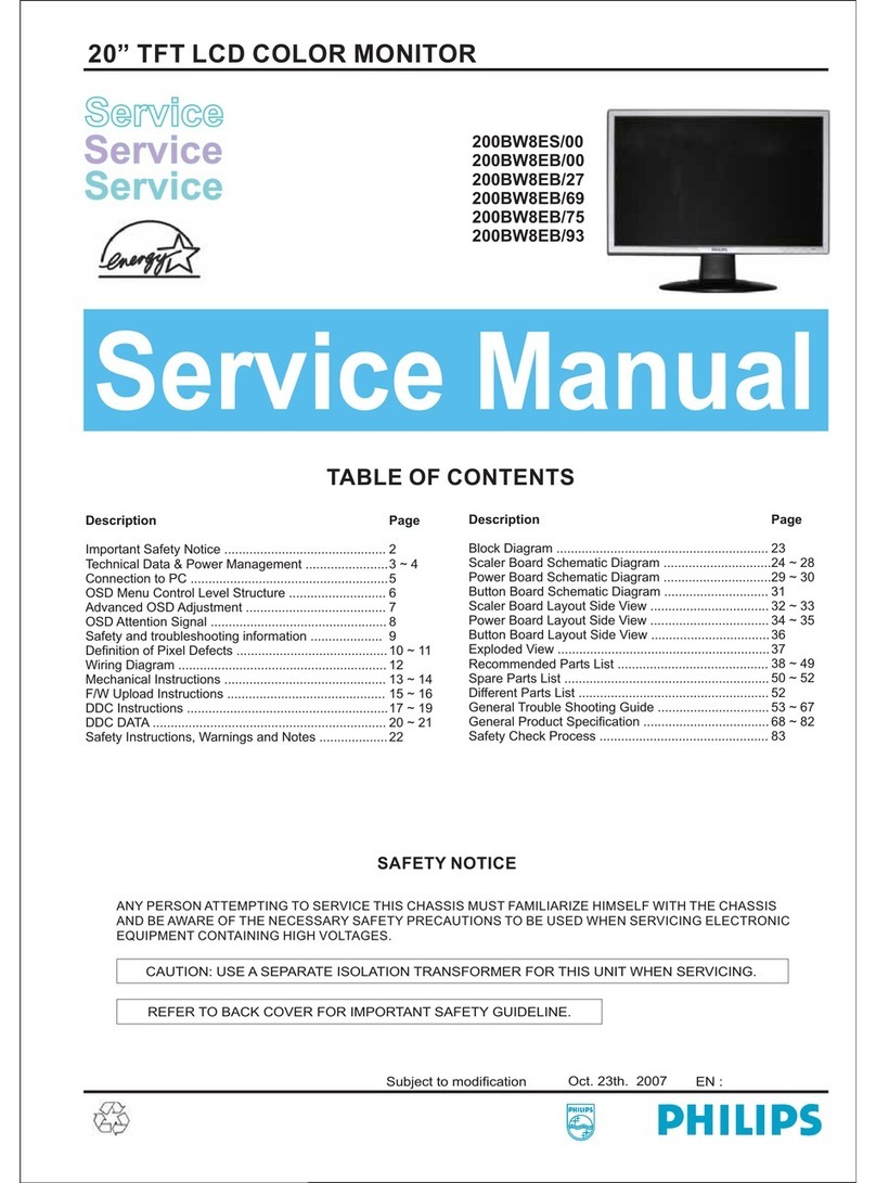 Philips 200BW8ES/00 User manual