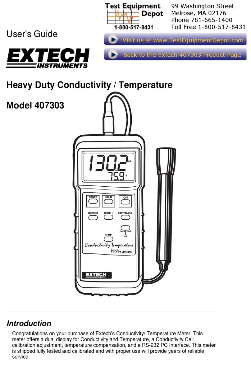Extech Instruments 407303 User manual