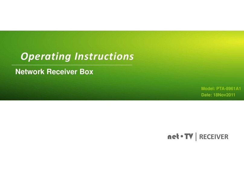 net-TV PTA-8961A1 operating instructions