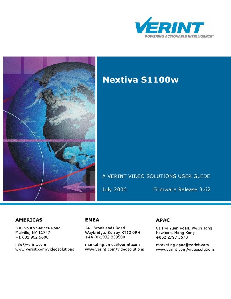 Verint Nextiva S1100w user guide