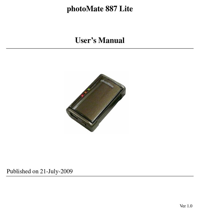 photoMate 887 Lite user manual