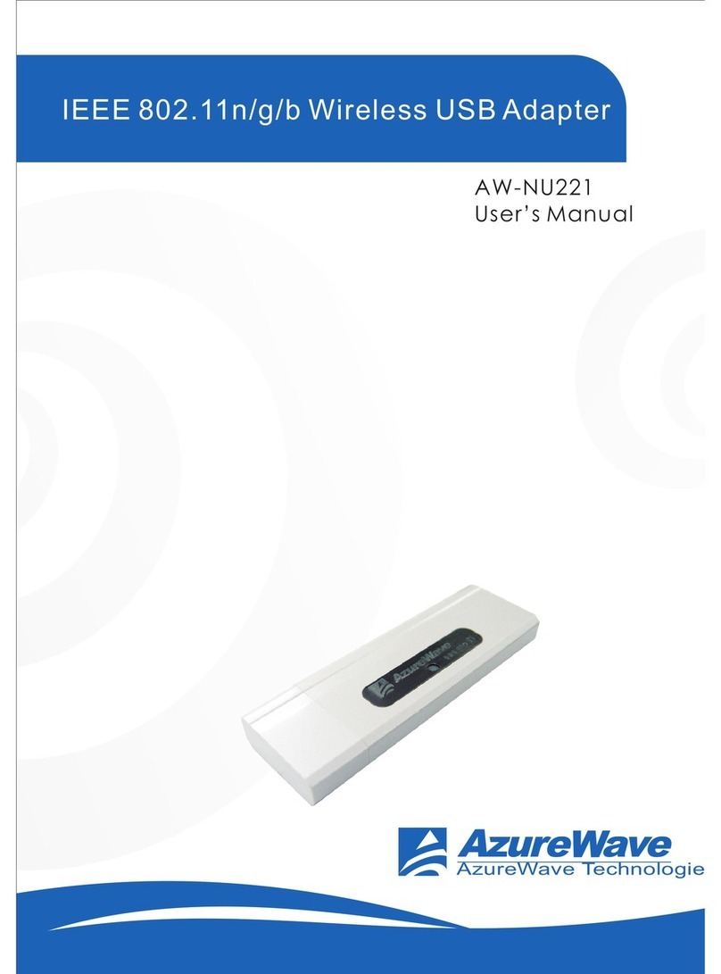 AzureWave AW-NU221 user manual