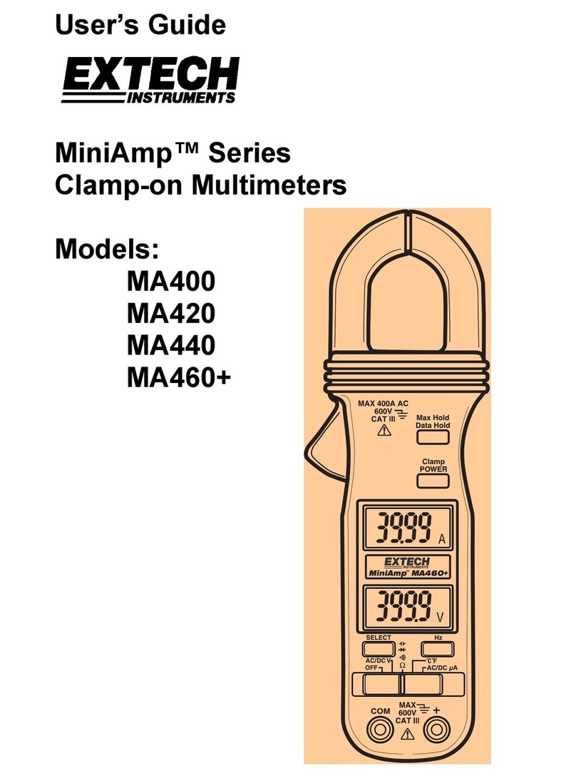 Extech Instruments MA400 User manual