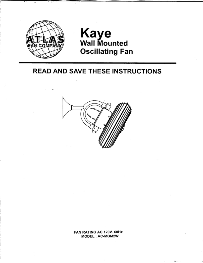 Atlas Kaye AC-MGM2W User manual