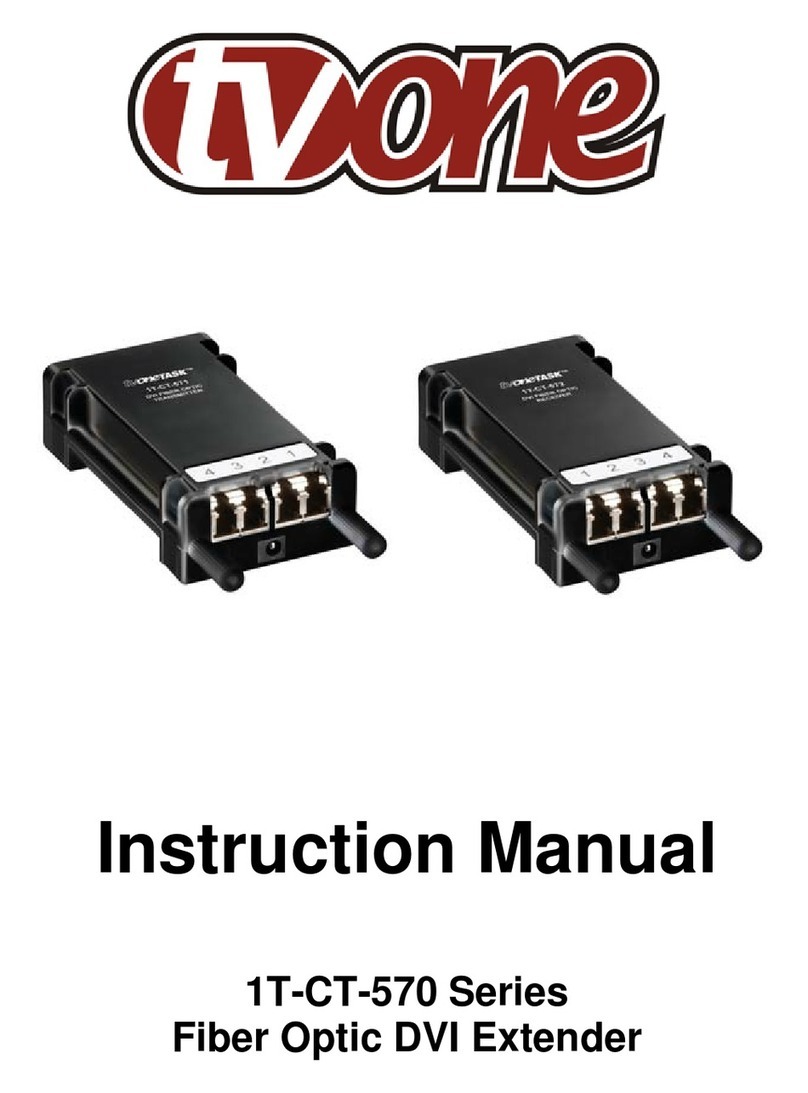 TV One 1T-CT-570 Series instruction manual