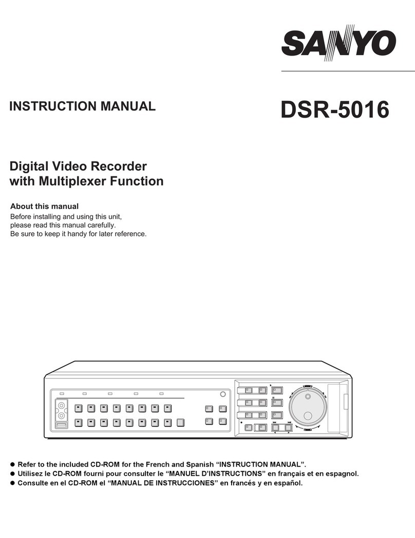 Sanyo DSR-5016 User manual