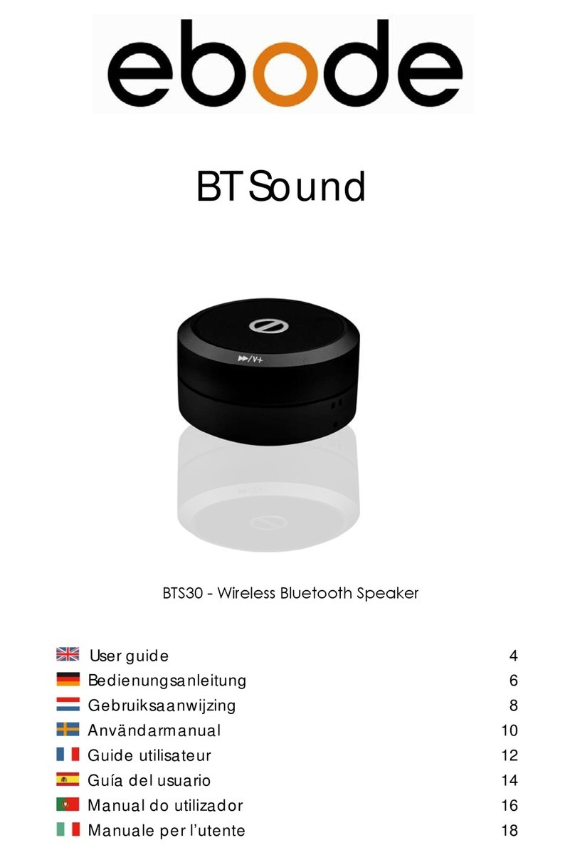 Ebode BTS30 User manual