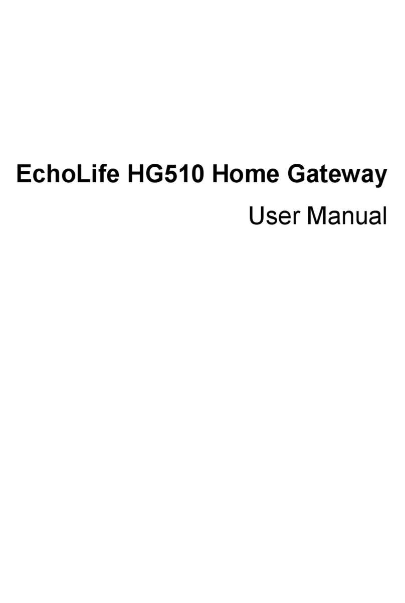 Huawei EchoLife HG510 User manual Huawei EchoLife HG510 User manual
