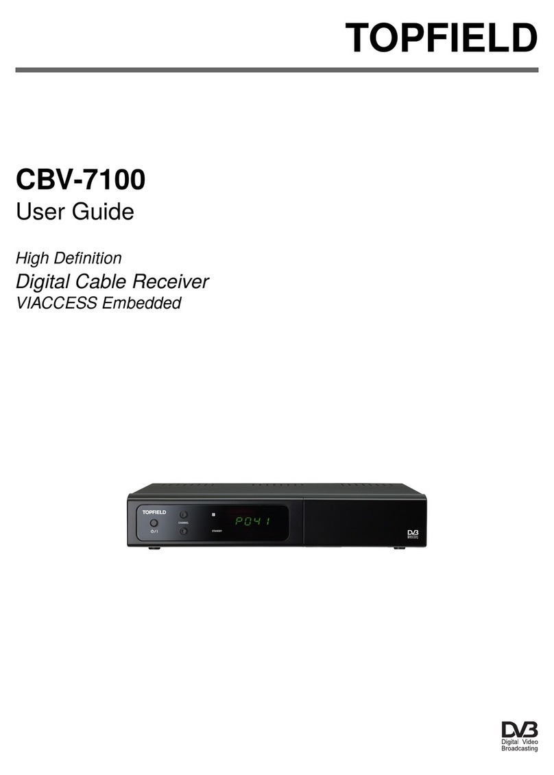Topfield CBV-7100 User manual
