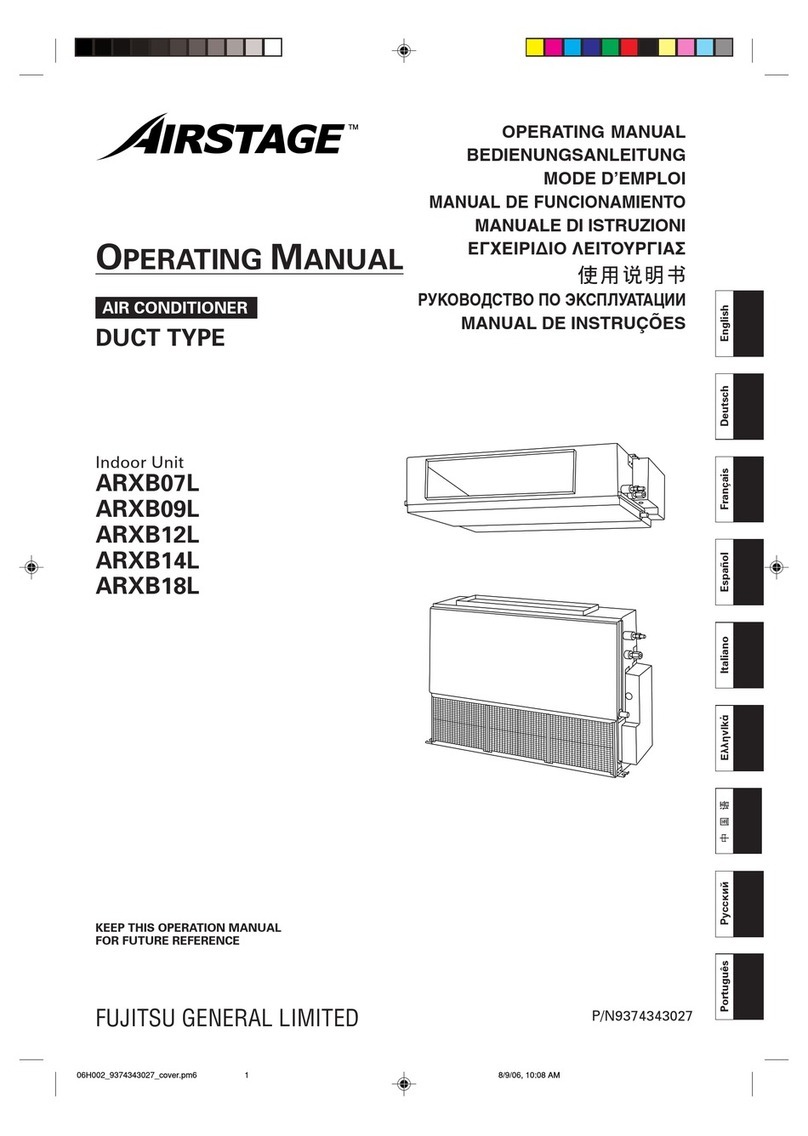 Fujitsu ARXB07L User manual