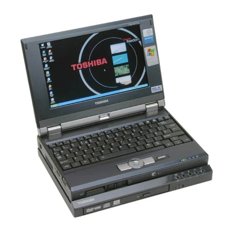 Toshiba libretto U100 Series User manual