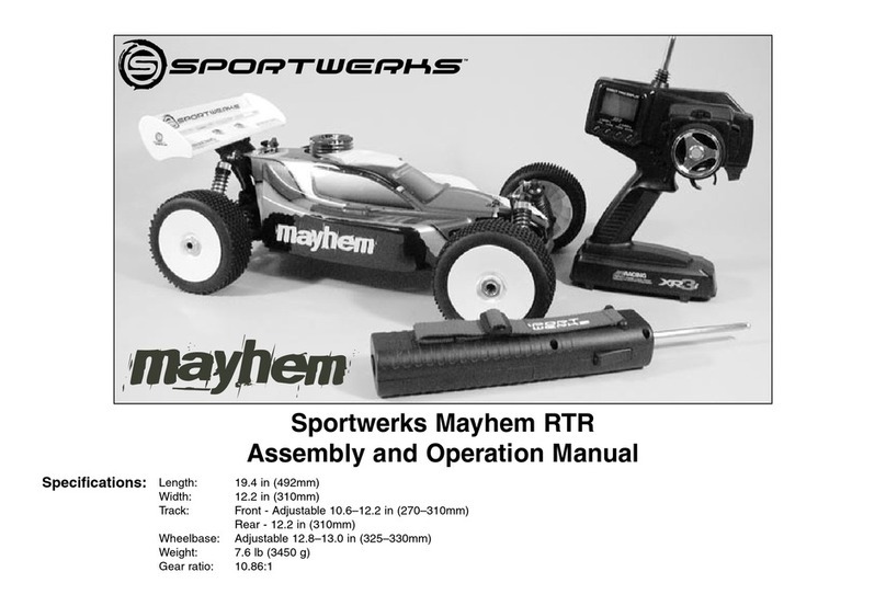 Sportwerks Mayhem Installation and operating instructions