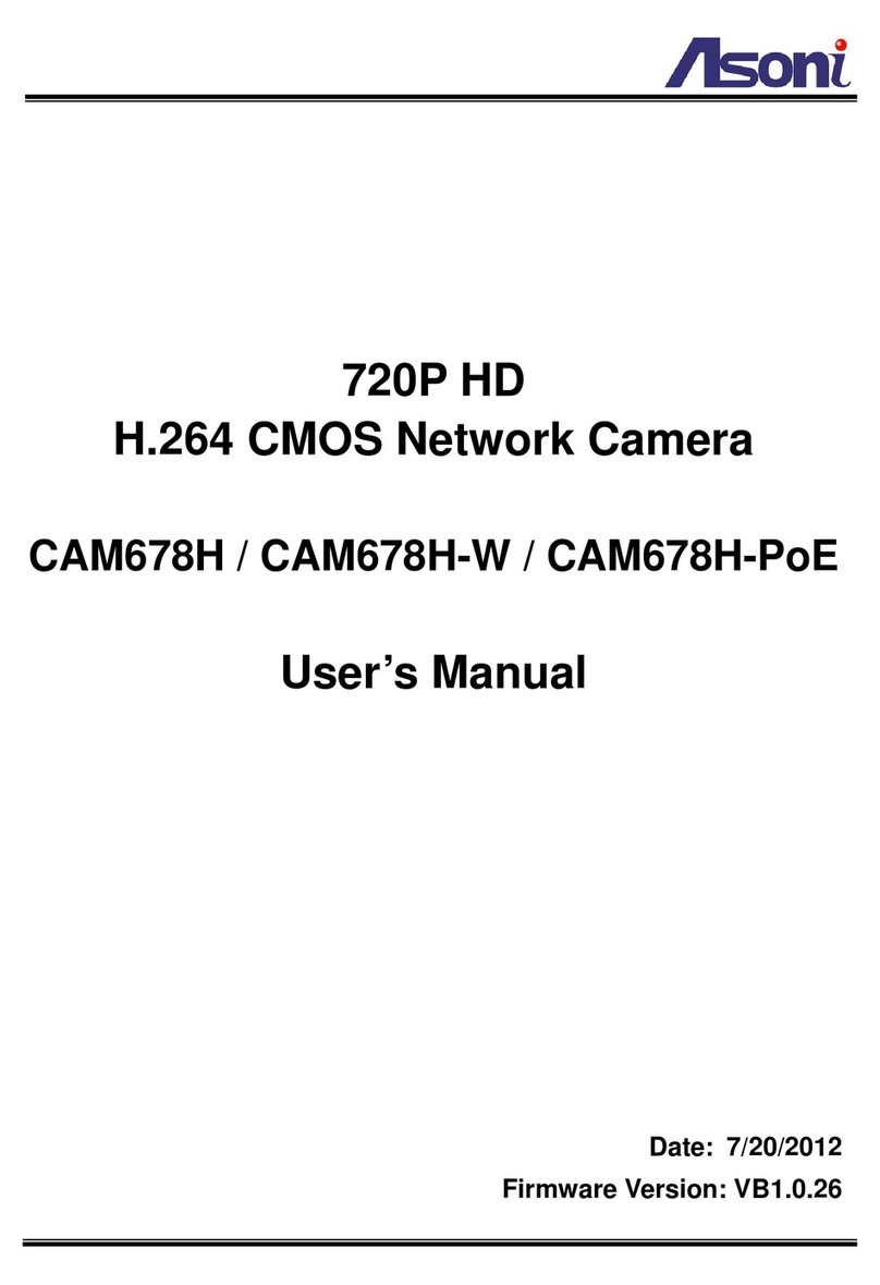 Asoni CAM678H User manual
