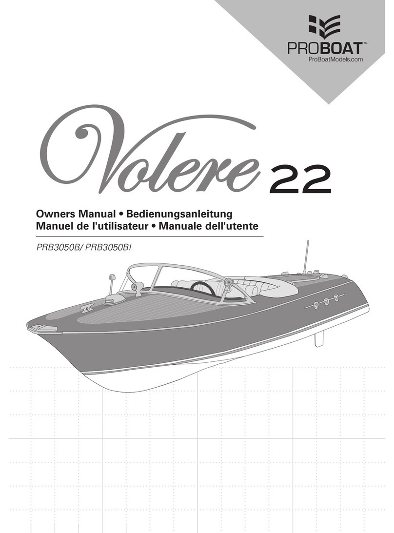 Pro Boat Volere 22 owner's manual