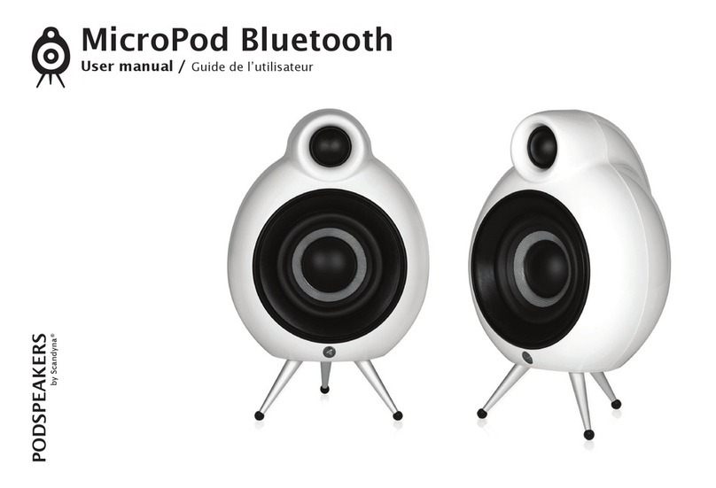 PodSpeakers MicroPod user manual