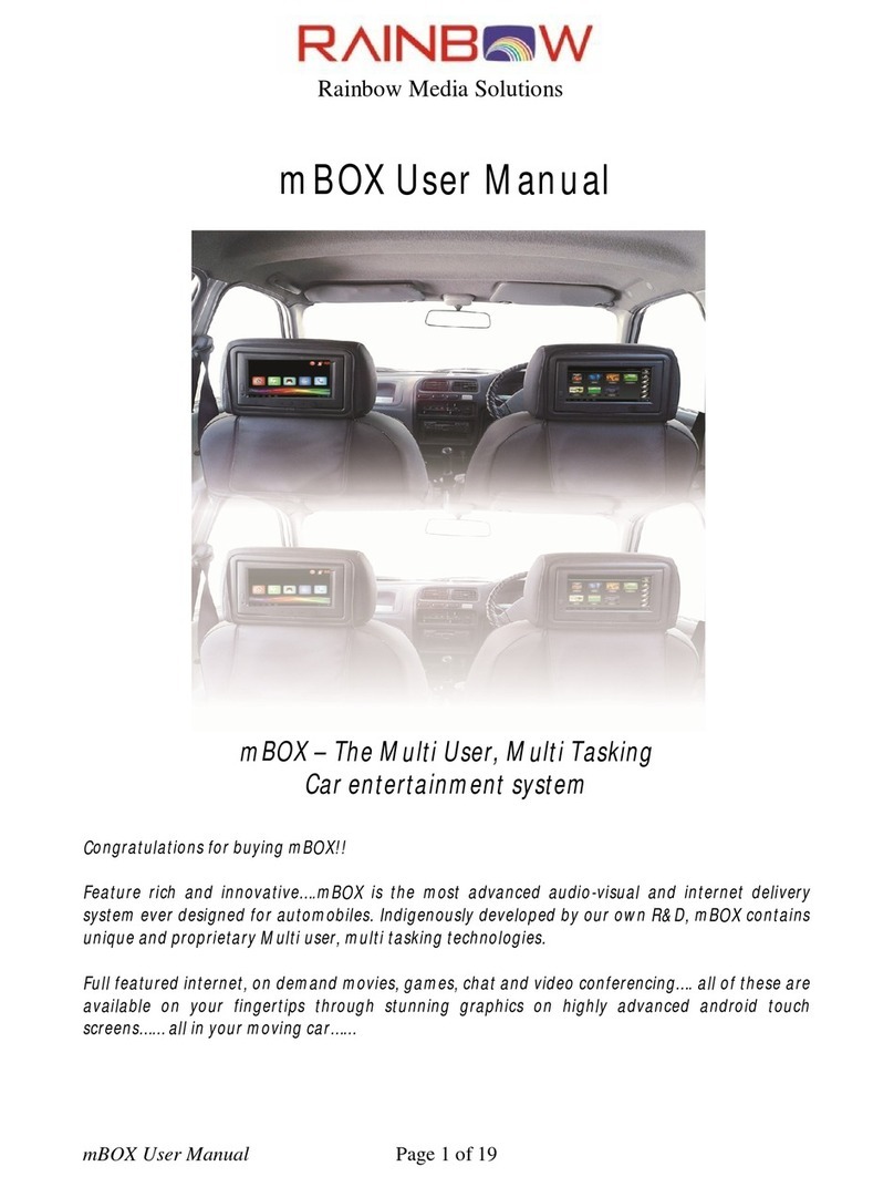 Rainbow Media Solutions mBOX user manual