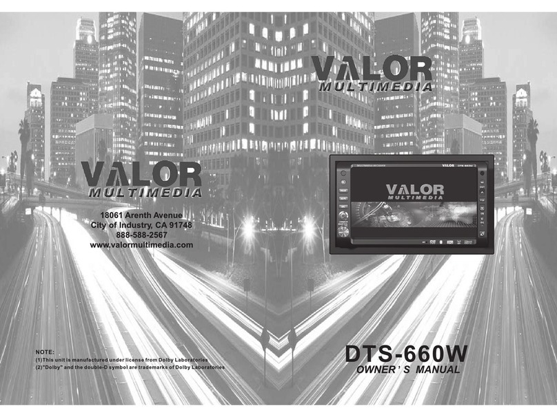Valor DTS-660W User manual Valor DTS-660W User manual